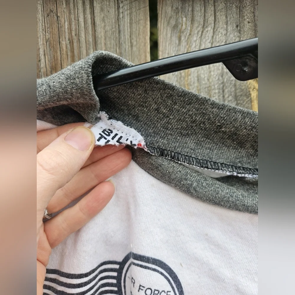 Vintage U.S.A AIR FORCE Sweatshirt Fightclub Boys 8-10  80s/90s grunge gorpcore